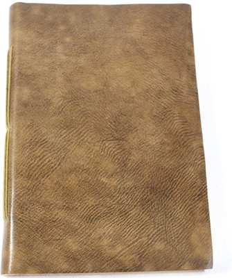Camlon Exports Handcrafted Gift Regular Notebook Unruled 160 Pages(Grey)