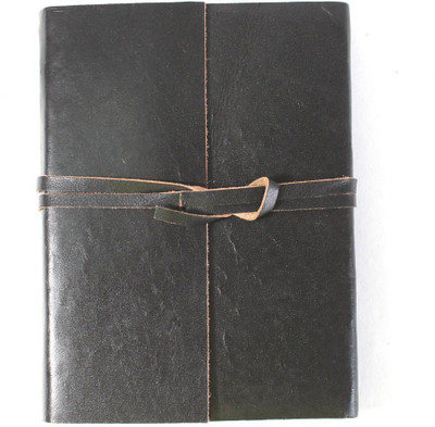 Camlon Exports Handcrafted Gift Regular Planner/Organizer Unruled 180 Pages(Black)