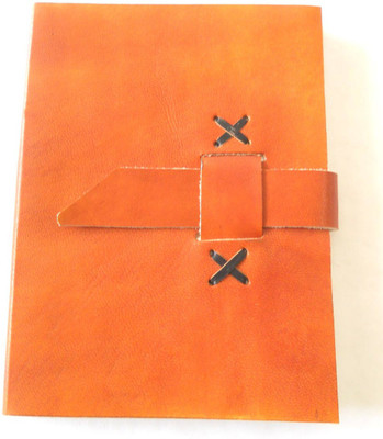 Camlon Exports Handmade Regular Planner/Organizer Unruled 96 Pages(Orange)