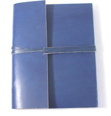 Camlon Exports Recycled Handmade Regular Notebook Unruled 96 Pages(Blue)