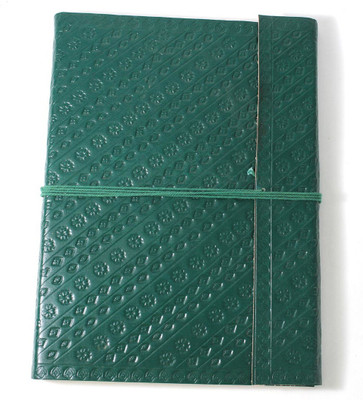 Camlon Exports Handcrafted Gift Regular Diary Unruled 144 Pages(Green)