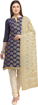 Blissta Chanderi Solid, Self Design Kurta & Churidar Material