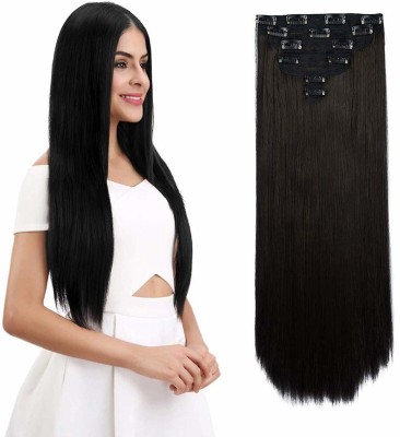 Maahal Clip On Synthetic Front Bang  Fringe  Extension Hair Extension