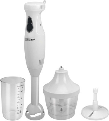 Croma CRAK4160 Hand Blender, Chopper and Whisker (White)