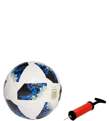 clark blue ball with air pump size 5 Football Kit