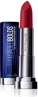 [Prebook] MAYBELLINE NEW YORK The Loaded Bolds by Color Sensational  (Smoking Red - 10, 3.9 g)
