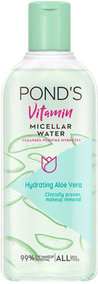 Ponds Vitamin Micellar Water Hydrating Aloe Vera Makeup Remover  (250 ml)