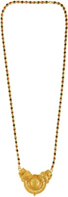 memoir Gold Plated, Bahubali Devsena Inspired Classic Royal Traditional Mangalsutra Tanmaniya Ethnic Brass Mangalsutra