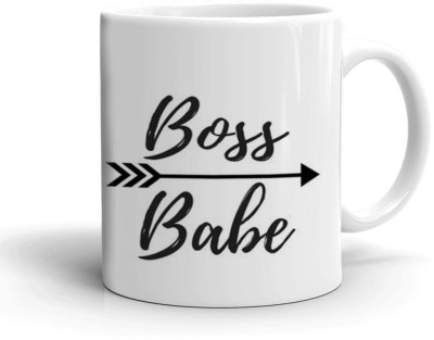 Kesri Gifts Boss Lady Theme (kg-boss lady-38) Ceramic Coffee Mug(325 ml)