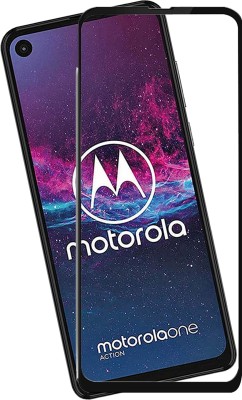 Karpine Edge To Edge Tempered Glass for Motorola One ActionPack of 1