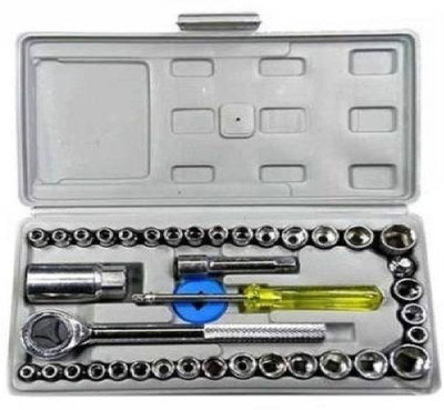 UZAN 40 Pc Socket Tool Kit Socket Set Socket Set(Pack of 1)