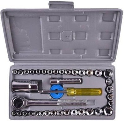 VISHWA Auto adjustable Wrench Socket Set(Pack of 40)