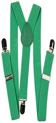 One Point Collections Y- Back Suspenders for Men(Green)