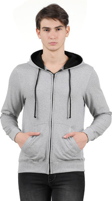 CHECKERSBAY Full Sleeve Solid Men Sweatshirt