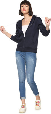 CAMPUS SUTRA Full Sleeve Self Design Women Sweatshirt