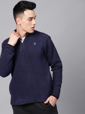 HRX by Hrithik Roshan Full Sleeve Solid Men Sweatshirt