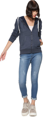 CAMPUS SUTRA Full Sleeve Self Design Women Sweatshirt