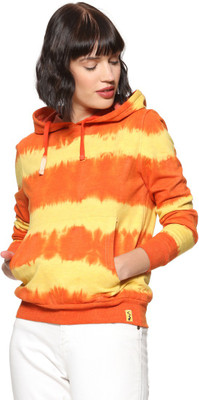 CAMPUS SUTRA Full Sleeve Striped Women Sweatshirt