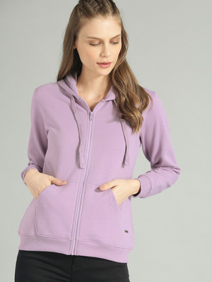 Roadster Full Sleeve Solid Women Sweatshirt