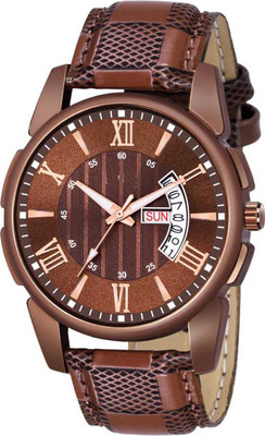 Csamon Creation New GR_1030_Brown Designer Fashion Wrist Analog Watch  - For Men