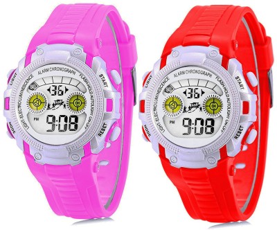 Time Up Combo of 2,Alarm,WaterProof,Stopwatch Kids Digital Watch  - For Boys & Girls