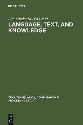 Language, Text, and Knowledge(English, Electronic book text, unknown)