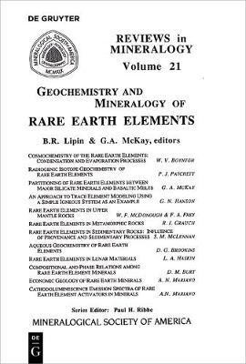 Geochemistry and Mineralogy of Rare Earth Elements(English, Electronic book text, unknown)