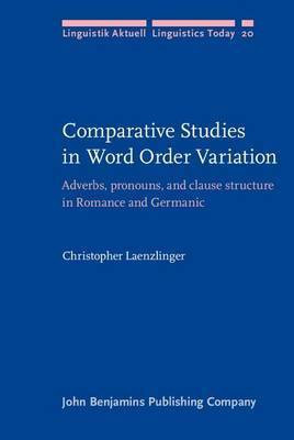 Comparative Studies in Word Order Variation(English, Hardcover, Laenzlinger Christopher)