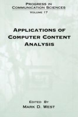 Applications of Computer Content Analysis(English, Hardcover, unknown)