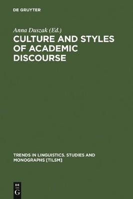 Culture and Styles of Academic Discourse(English, Electronic book text, unknown)