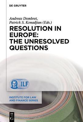 Resolution in Europe: The Unresolved Questions(English, Electronic book text, unknown)