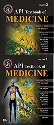 API Textbook of Medicine (Volume I & II)(English, Hardcover, Munjal YP)