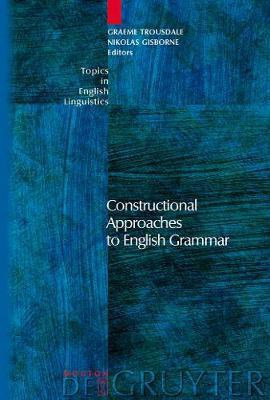 Constructional Approaches to English Grammar(English, Electronic book text, unknown)