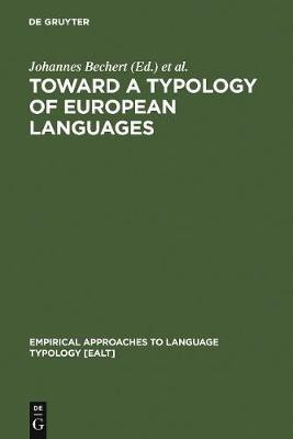 Toward a Typology of European Languages(English, Electronic book text, unknown)