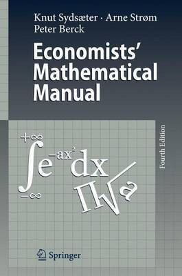Economists' Mathematical Manual (4th Edition)(English, Electronic book text, Sydsaeter Knut)