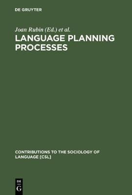 Language Planning Processes(English, Electronic book text, unknown)