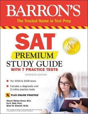 SAT Premium Study Guide with 7 Practice Tests(English, Paperback, Green Sharon Weiner M.Ed.)