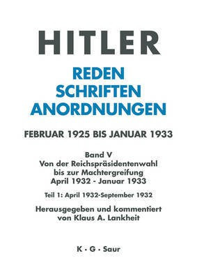 April 1932 - September 1932(German, Hardcover, unknown)