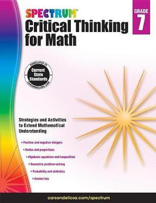 Spectrum Critical Thinking for Math, Grade 7(English, Electronic book text, unknown)