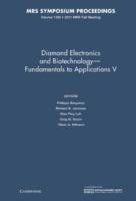 Diamond Electronics and Biotechnology - Fundamentals to Applications V: Volume 1395(English, Hardcover, unknown)