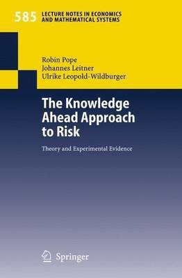 The Knowledge Ahead Approach to Risk(English, Electronic book text, Pope Robin)