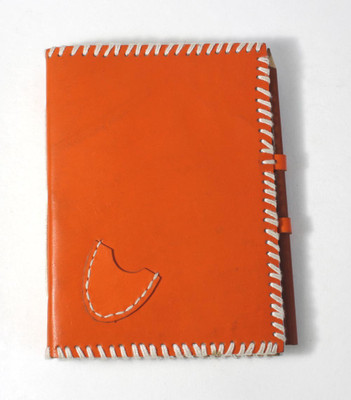Camlon Exports Recycled Handmade Regular Diary Unruled 144 Pages(Orange)