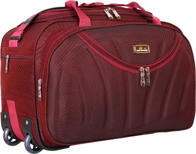 Inte Enterprises (Expandable) Unisex Polyester 40 litres Duffel With Wheels (Strolley)