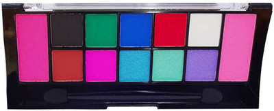 TUKAMCHA FINE GRADE MULTICOLOR 12 COLOR SHIMMER POWDER EYESHADOW 8336 10 g(multi)