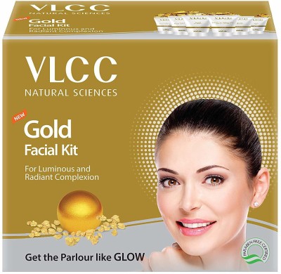 VLCC NEW Gold Facial Kit For Luminous Radiant Complexion6 x 10 g