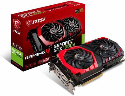 MSI NVIDIA GeForce GTX 1080 Ti GAMING X 11G 11 GB GDDR5X Graphics Card
