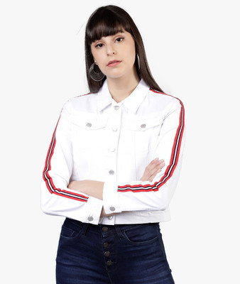 Tokyo Talkies Full Sleeve Striped Women Jacket