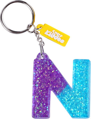 smily kiddos Sparkle Alphabet 'N' Key chain Key Chain