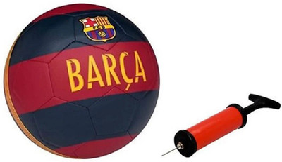 clark barka red with air pump size 5 Football Kit