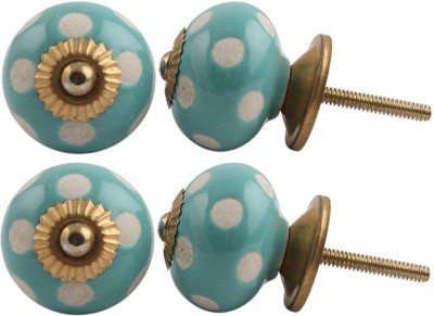 Indianshelf Ceramic Cabinet/Draw Knob(Multicolor Pack of 4)